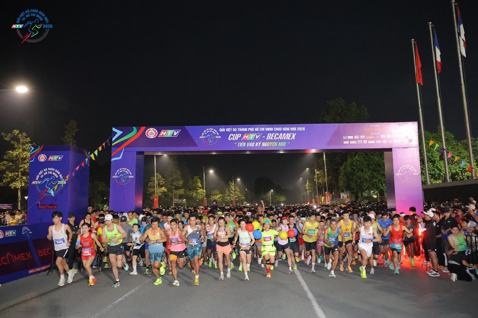 Gần 15.000 vận động viên tham gia Giải Việt dã TP. Hồ Chí Minh chào năm mới 2026 – Cúp HTV - Becamex “Tiến vào kỷ nguyên mới”